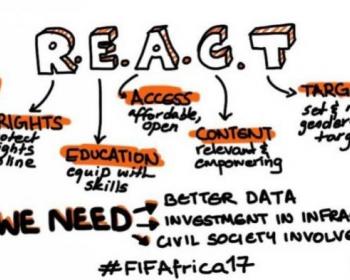 Miembros de APC en 2017: Foro sobre libertad en internet en África. Una presencia creciente