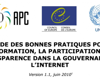 Code des bonnes pratiques pour l’information, la participation et la transparence dans la gouvernance de l’internet