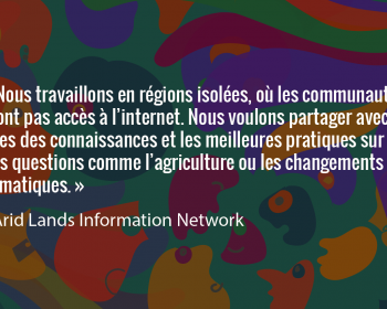 Semer le changement : En Afrique de l’Est, ALIN utilise les TIC pour assurer la sécurité alimentaire des communautés