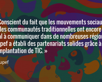 Semer le changement : Nupef utilise les réseaux communautaires pour défendre le droit à la communication de communautés traditionnelles au Brésil