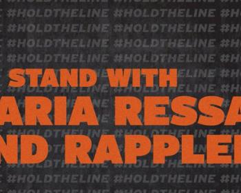 #HoldTheLine Coalition calls for criminal tax charge to be dropped as Maria Ressa returns to court