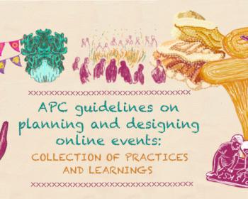 APC guidelines on planning and designing online events: A collection of practices and learnings