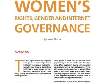 Women’s rights, gender and Internet governance