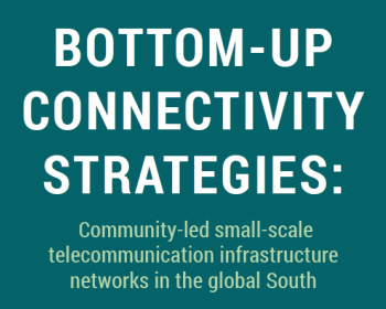 Bottom-up Connectivity Strategies: Community-led small-scale telecommunication infrastructure networks in the global South