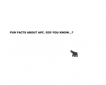 Fun facts on the history of APC!