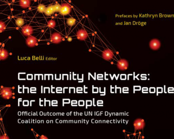 Community networks: The internet by the people, for the people