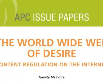 The World Wide Web of Desire: Content regulation on the internet