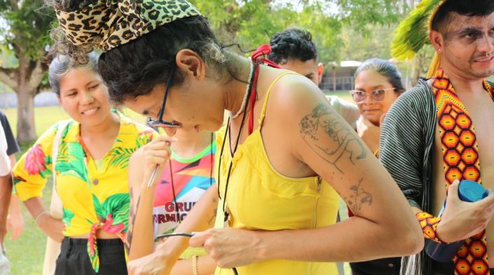 Participants in the Amazon Community Networks School in Brazil. Photo: Débora Prado. 